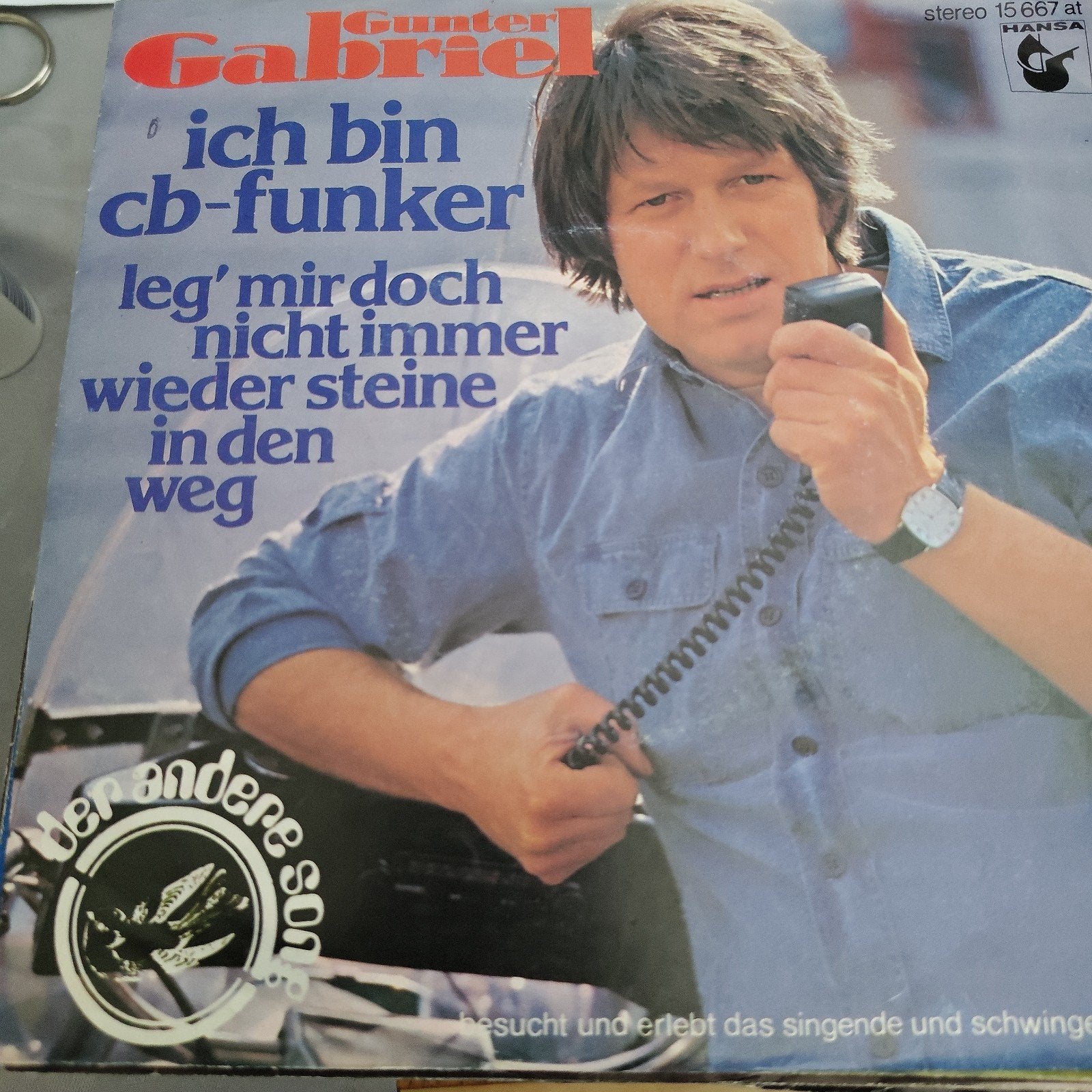 Günter Gabriel - Ich bin CB-Funker Single (1978), Cd's en Dvd's, Ophalen of Verzenden, Gebruikt, 7 inch