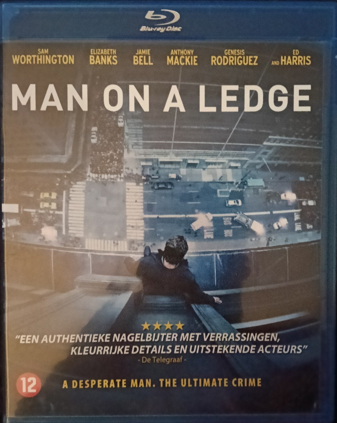 Man On A Ledge bluray, Ophalen of Verzenden, Zo goed als nieuw, Horror