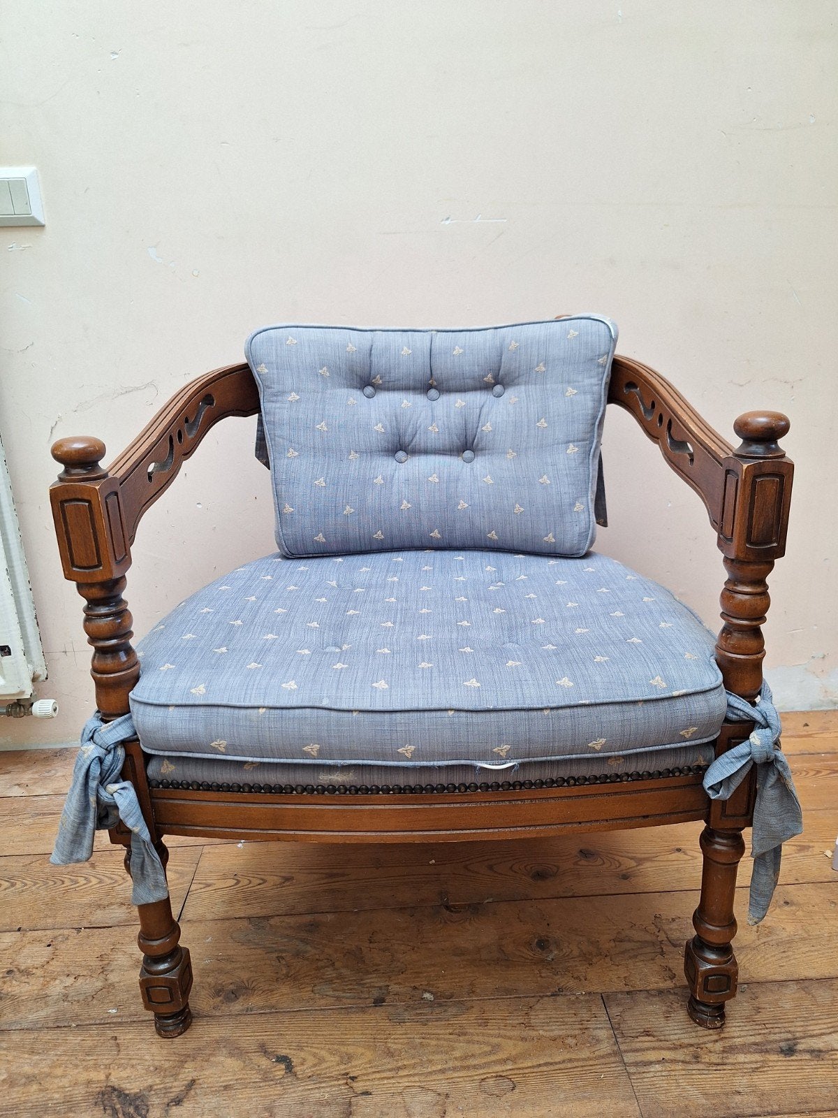 Vintage Giorgetti Fauteuil - Jaren 50-70, Antiek en Kunst, Antiek | Meubels | Stoelen en Banken, Ophalen