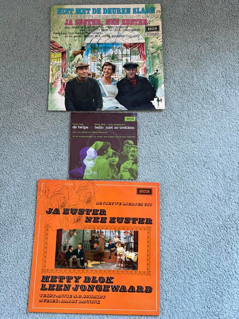 Vinyl vintage lp’s en single Nederlands Ja zuster nee zuster, Ophalen of Verzenden, Gebruikt, Overige formaten, Overige typen