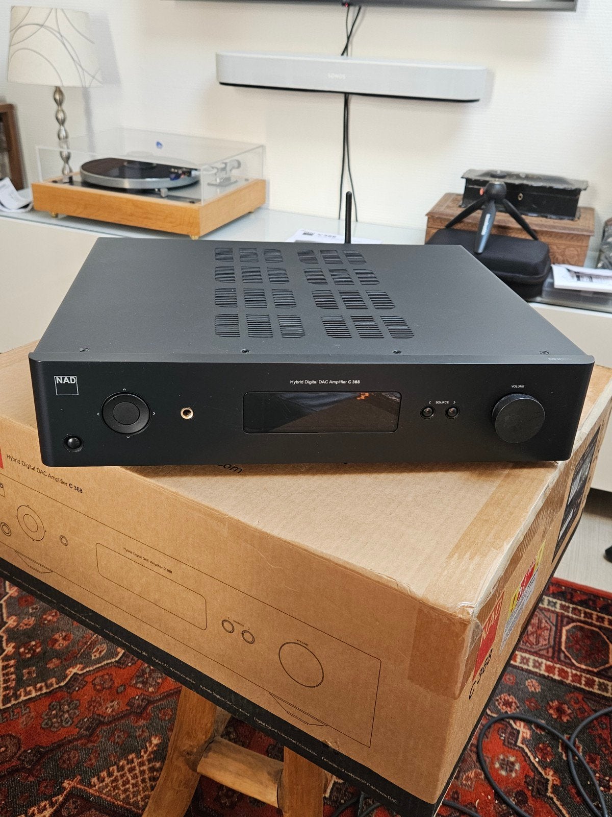 NAD C368 Hybride Digitale DAC-versterker, Overige merken, Ophalen of Verzenden, Zo goed als nieuw, 60 tot 120 watt