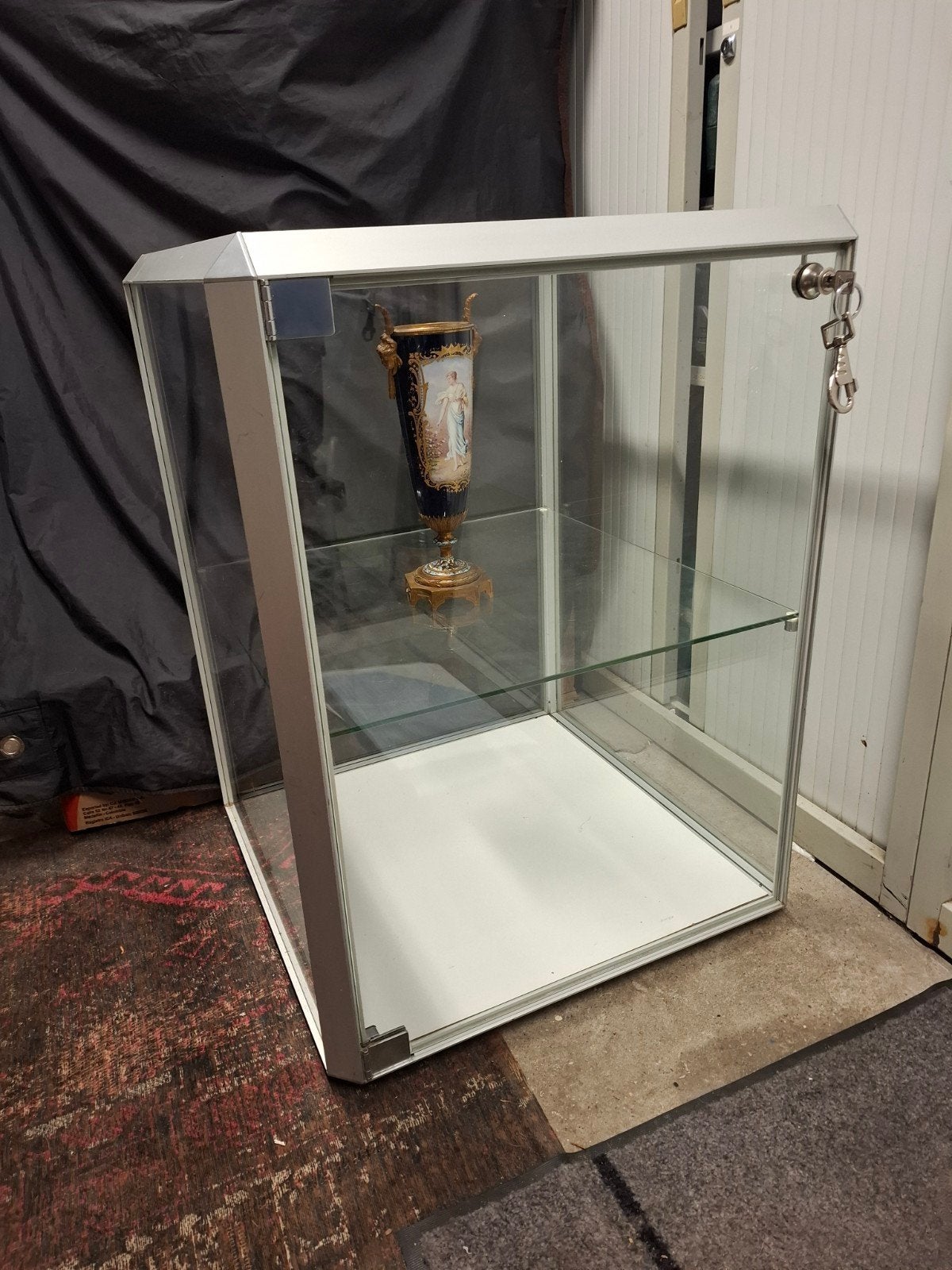Glazen Vitrinekast, Ophalen, 25 tot 50 cm, 50 tot 100 cm, Minder dan 100 cm