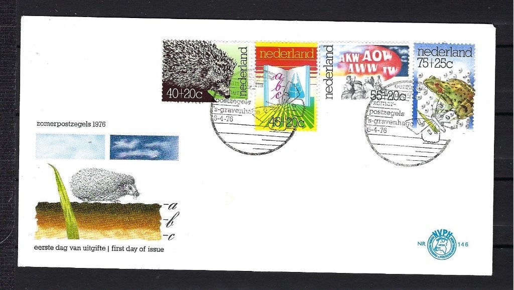 FDC NVPH E146 onbeschreven, Postzegels en Munten, Ophalen of Verzenden, Onbeschreven, Nederland