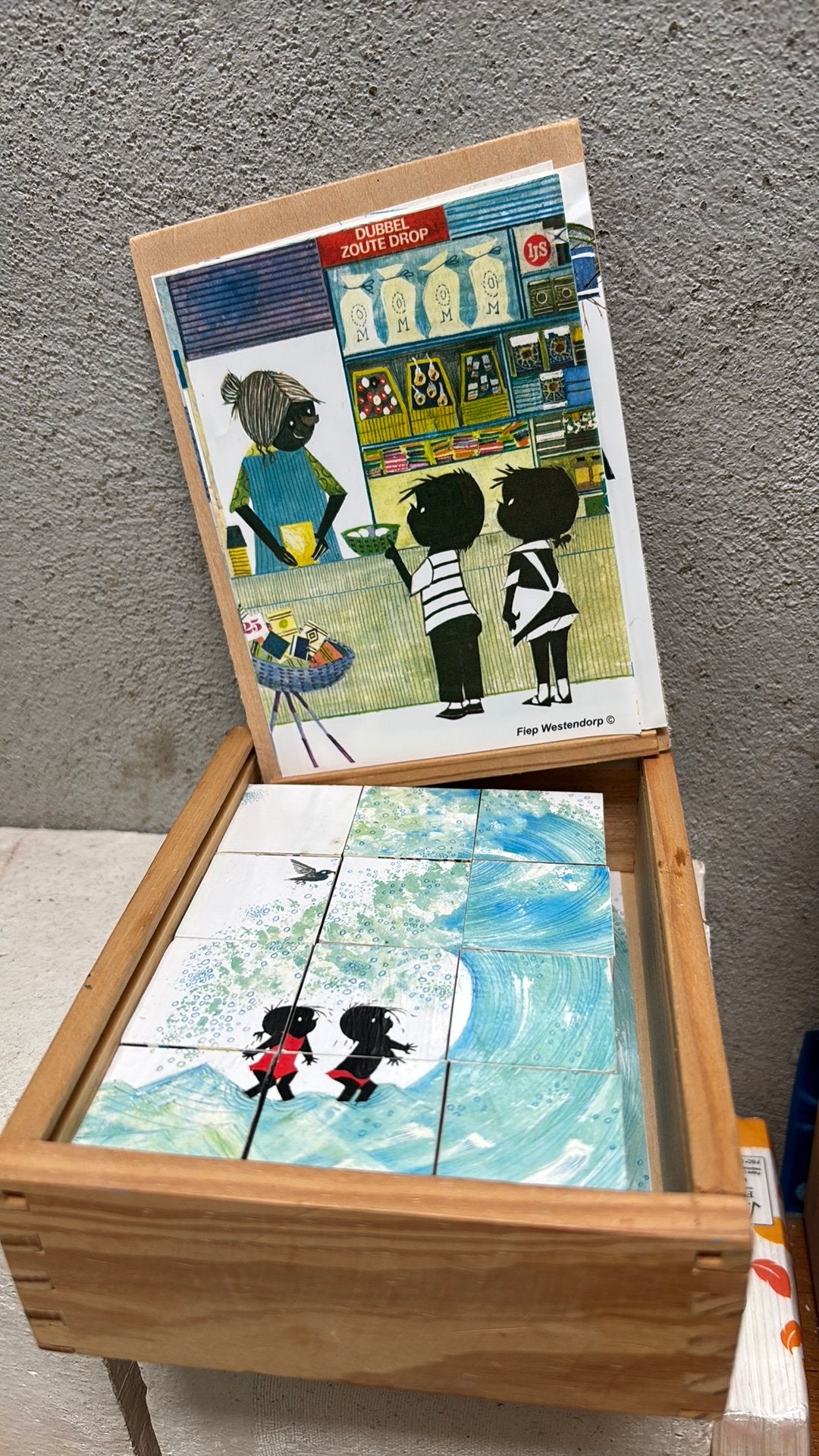 Jip en janneke  en sprookjes blokpuzzels, Ophalen, Gebruikt
