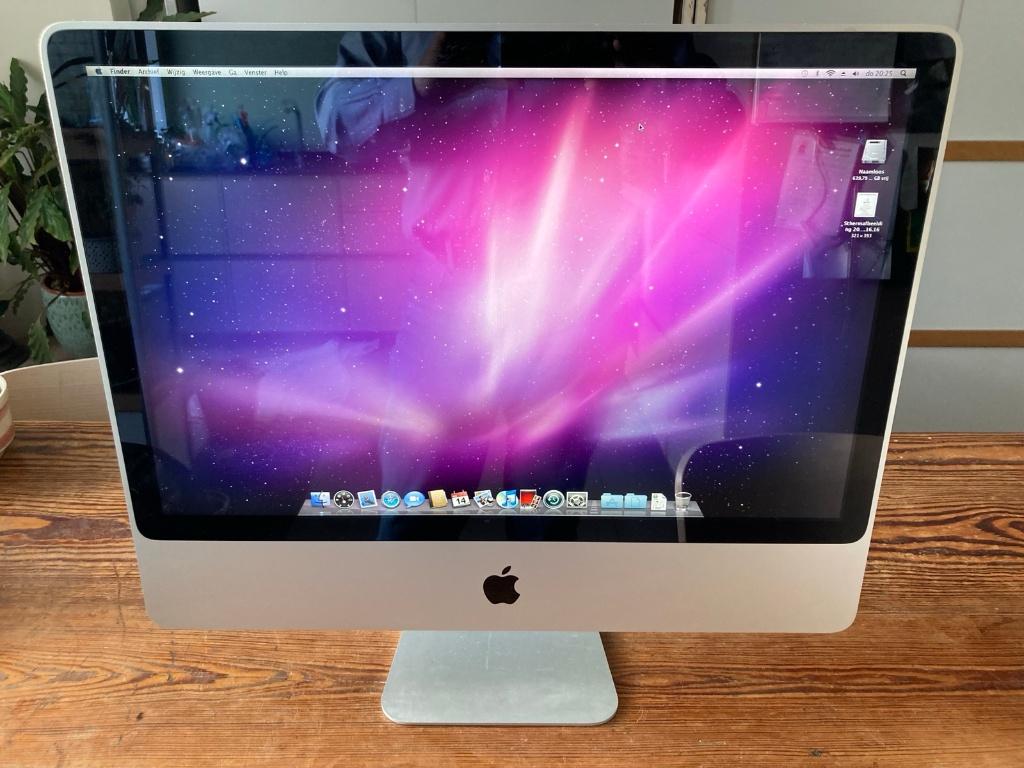 iMac 2009, 24 inch A1225, Computers en Software, Apple Desktops, Ophalen, HDD, 640GB, 24 inch