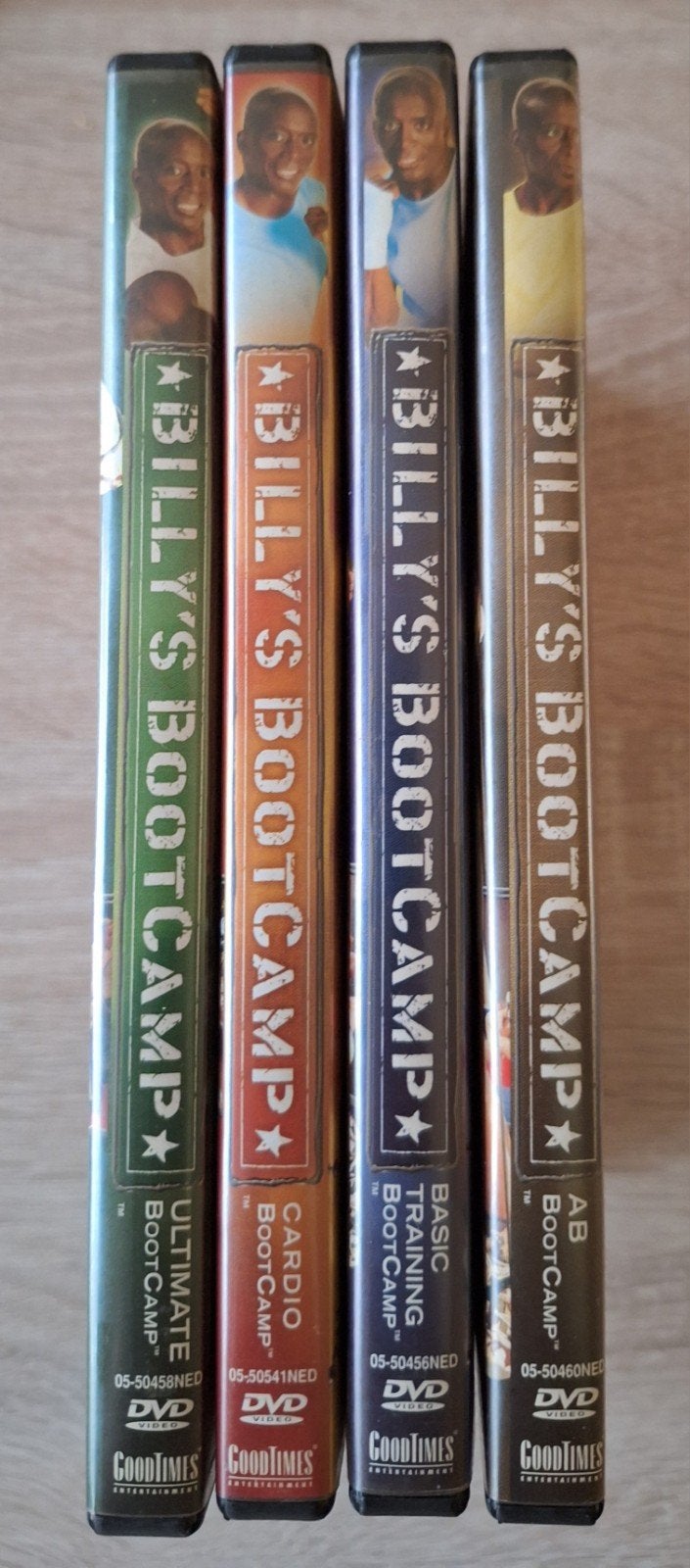 Billy Blanks Ultimate BootCamp set van 4 dvd's, Alle leeftijden, Ophalen, Zo goed als nieuw, Overige genres