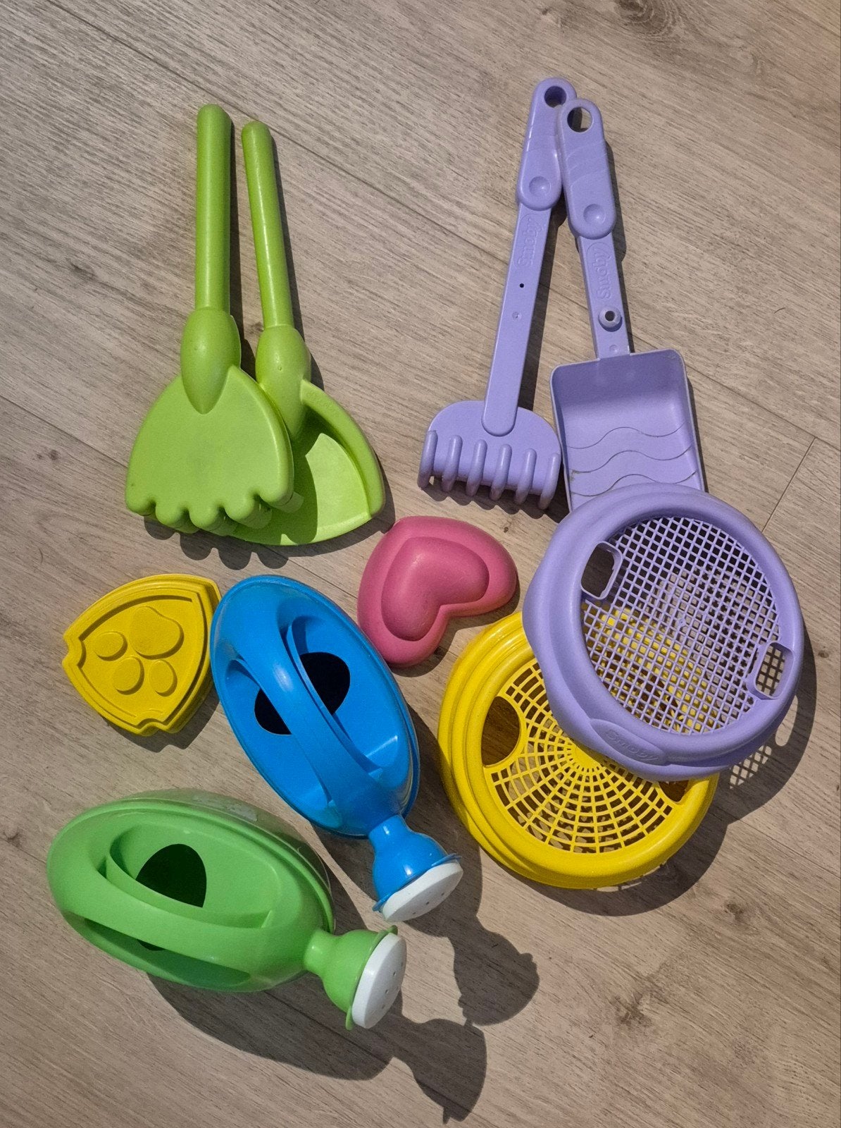 gratis strandspeelgoed schepje gieter, Ophalen, Gebruikt