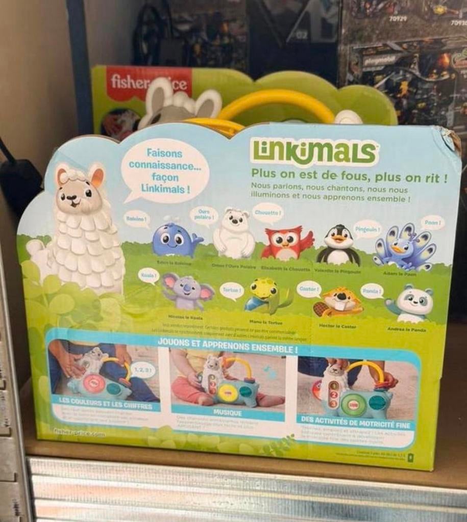 Fisher-Price Linkimals Activiteiten Lama ramelaar speelgoed, Nieuw, Ophalen of Verzenden, H, Rammelaar