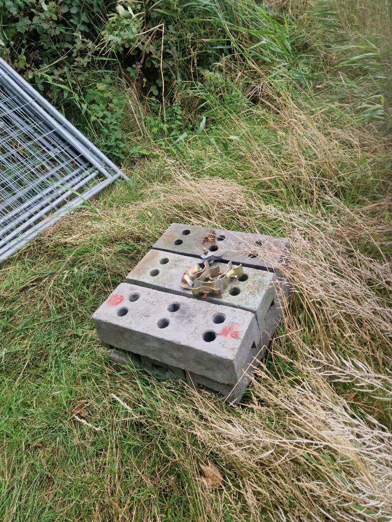 Bouwhekken met toebehoren te koop., Ophalen, Gebruikt, Overige typen, Minder dan 2 meter