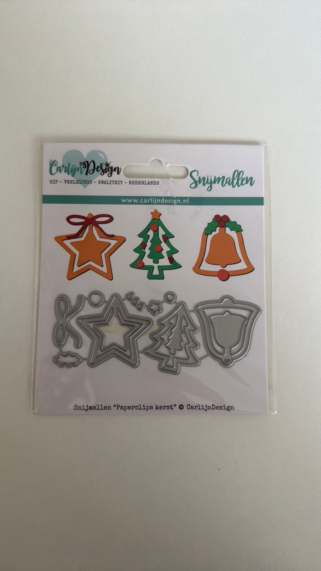 Carlijn design paperclips kerst snijmallen, Ophalen of Verzenden, Zo goed als nieuw, Kerst, Pons of Mal
