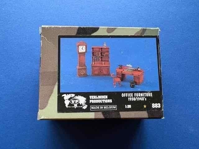 Verlinden	883	Office Furniture 1930/1940's	1/35	VINTAGE, Verzenden, Nieuw, 1:35 tot 1:50