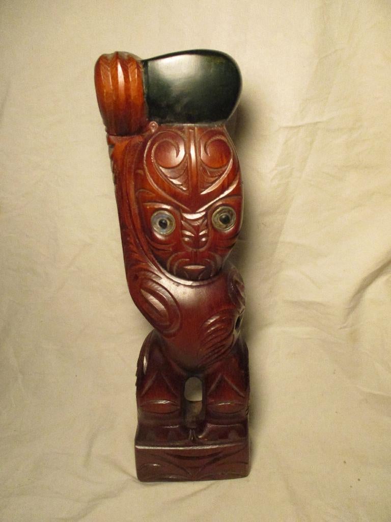 beeld Maori Moana New Zealand Teko Teko, Antiek en Kunst, Ophalen of Verzenden