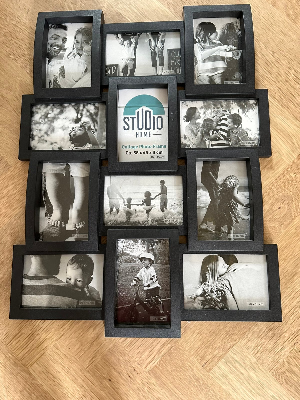 Collage lijst zwart, Ophalen of Verzenden, Zo goed als nieuw, Zwart, Collagelijst