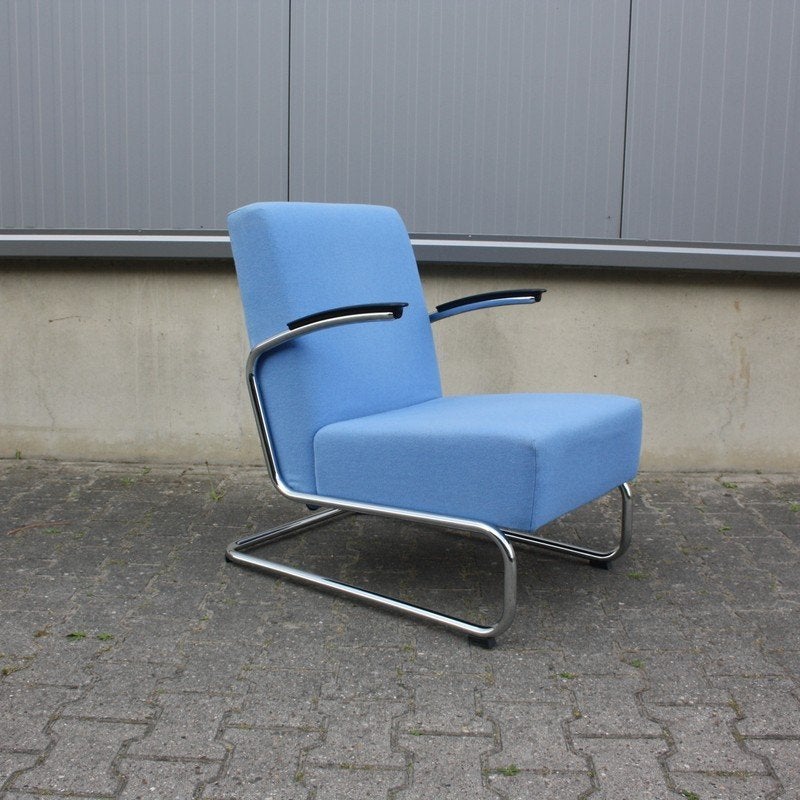 Gispen 405 fauteuil | W.H. Gispen | Dutch Originals, Ophalen, Gebruikt, Onbekend, 75 tot 100 cm