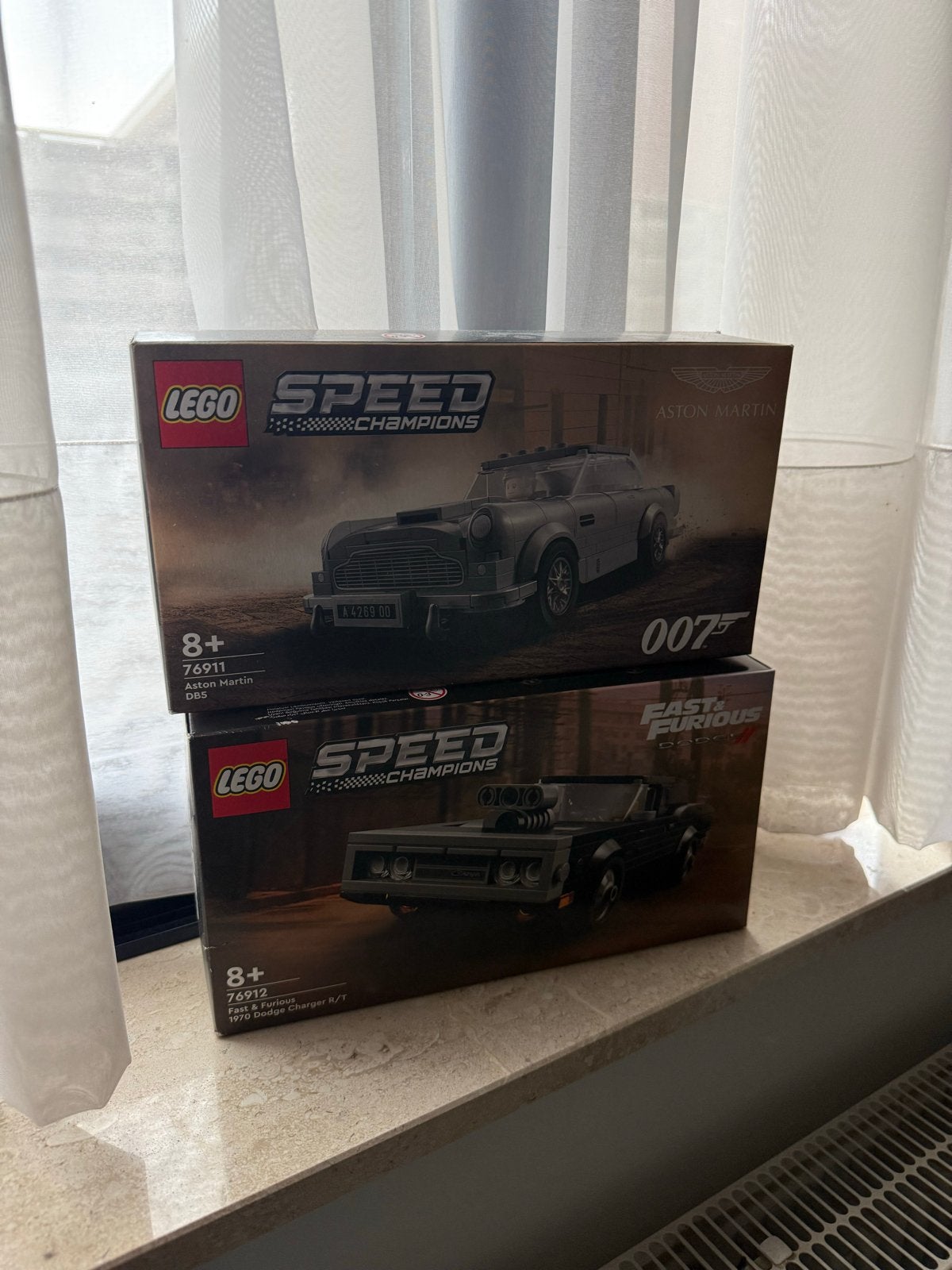 LEGO Speed Champions: Aston Martin DB5 & Dodge Charger, Lego, Nieuw, Complete set, Ongeopend/sealed