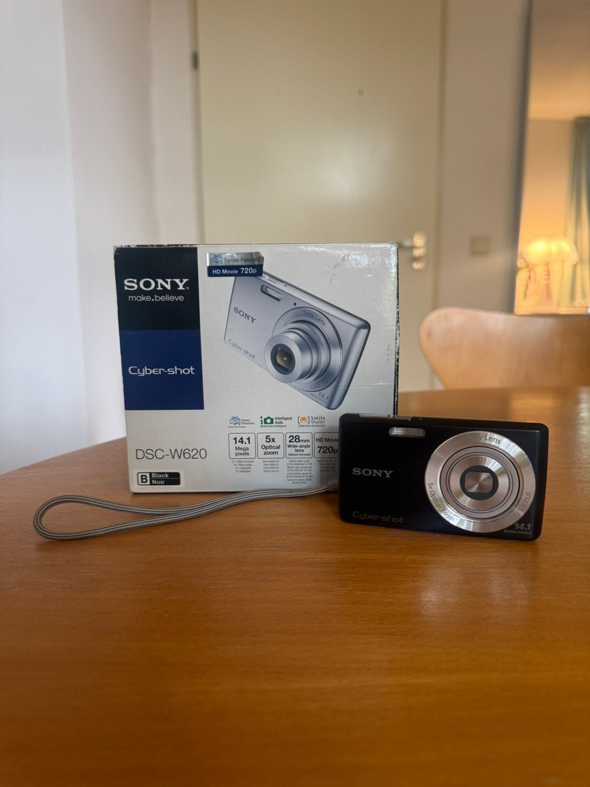 Sony Cyber-shoot DSCW620, Ophalen of Verzenden, Zo goed als nieuw, Compactcamera, 4 t/m 7 keer