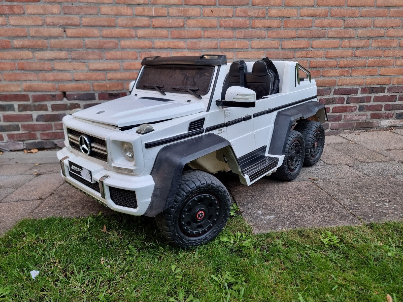 Mercedes G63 AMG 6x6 Kinderauto Elektrisch +  Afstandsbedien, Kinderen en Baby's, Ophalen, Gebruikt, Afstandsbediening