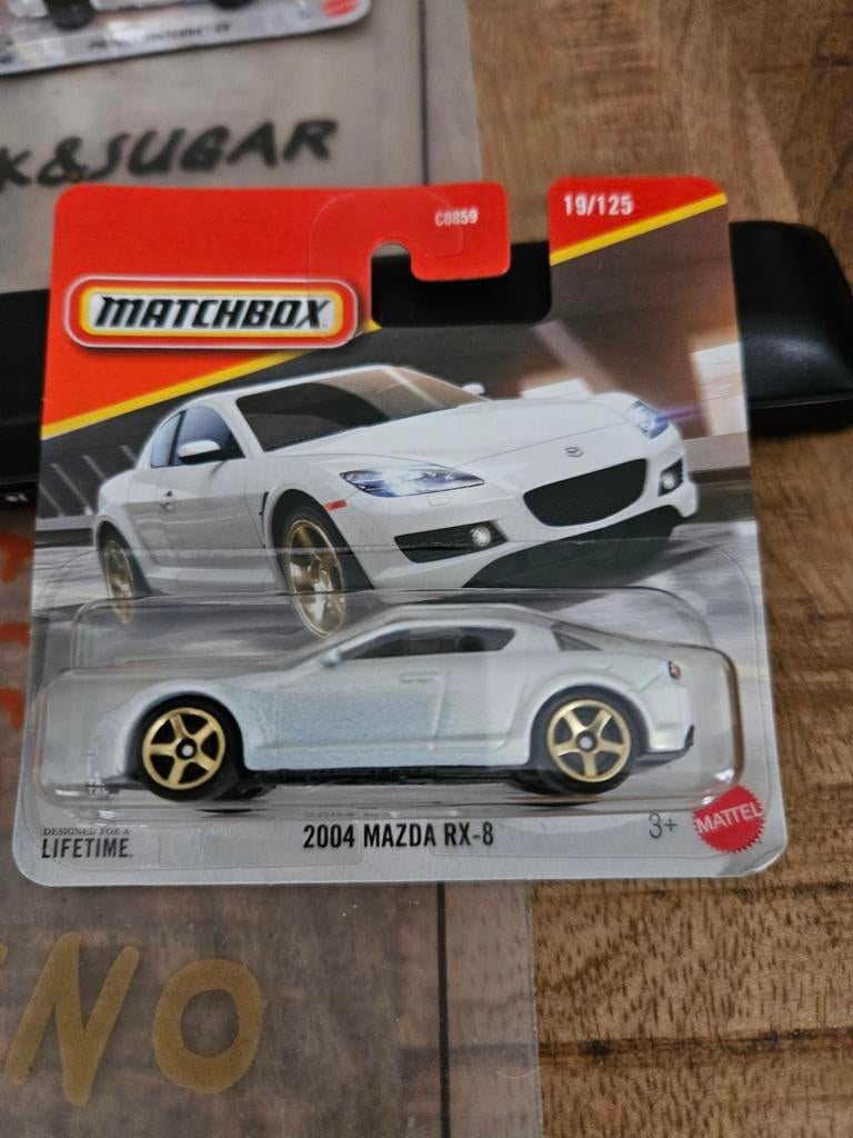 Matchbox Mazda RX-8 2004 wit nieuw, Ophalen of Verzenden, Nieuw, Auto
