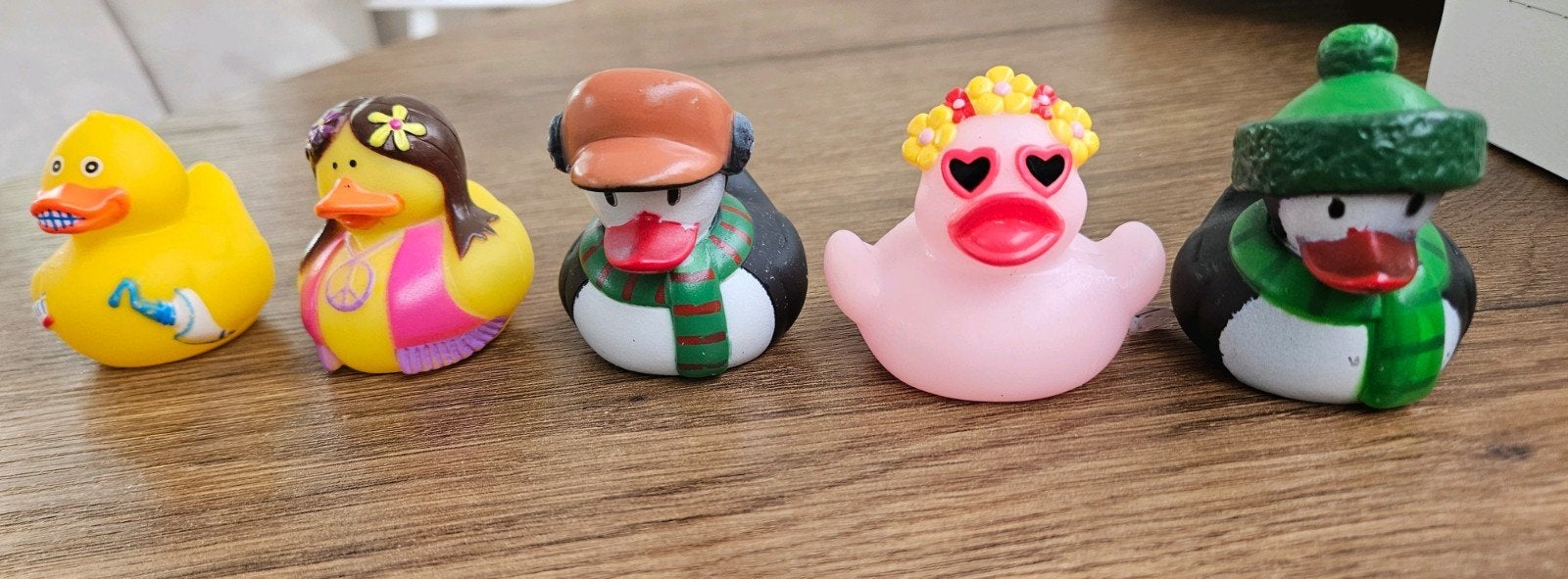 Set van 5 badeendjes, Kinderen en Baby's, Speelgoed | Overig, Jongen of Meisje, Ophalen of Verzenden