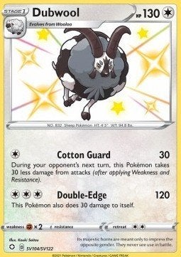 DUBWOOL SV104/SV122 - SHINING FATES, Ophalen of Verzenden, Nieuw, Losse kaart, Foil