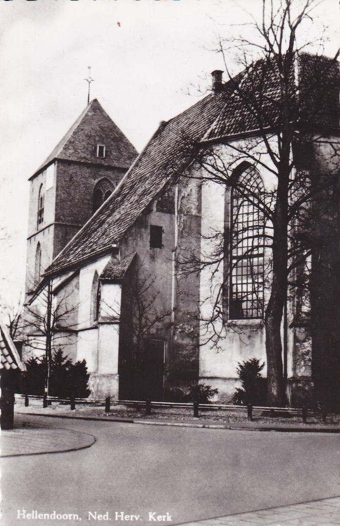 Hellendoorn. Ned. Herv. Kerk.  **, Verzenden, 1940 tot 1960, Ongelopen, Overijssel