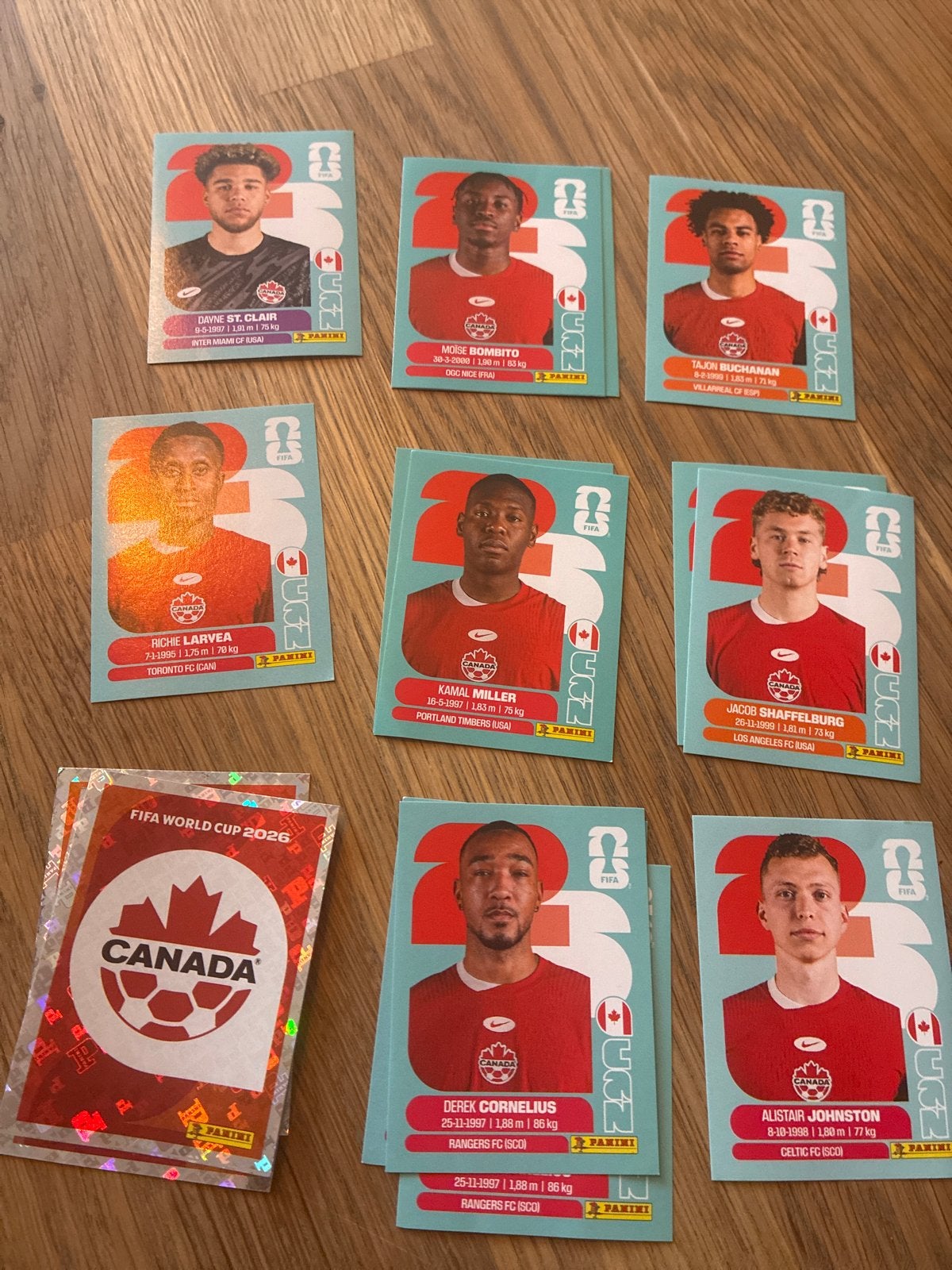 Panini FIFA World Cup 2026 Canada Voetbalplaatjes, Ophalen of Verzenden, Zo goed als nieuw, Buitenlandse clubs, Poster, Plaatje of Sticker