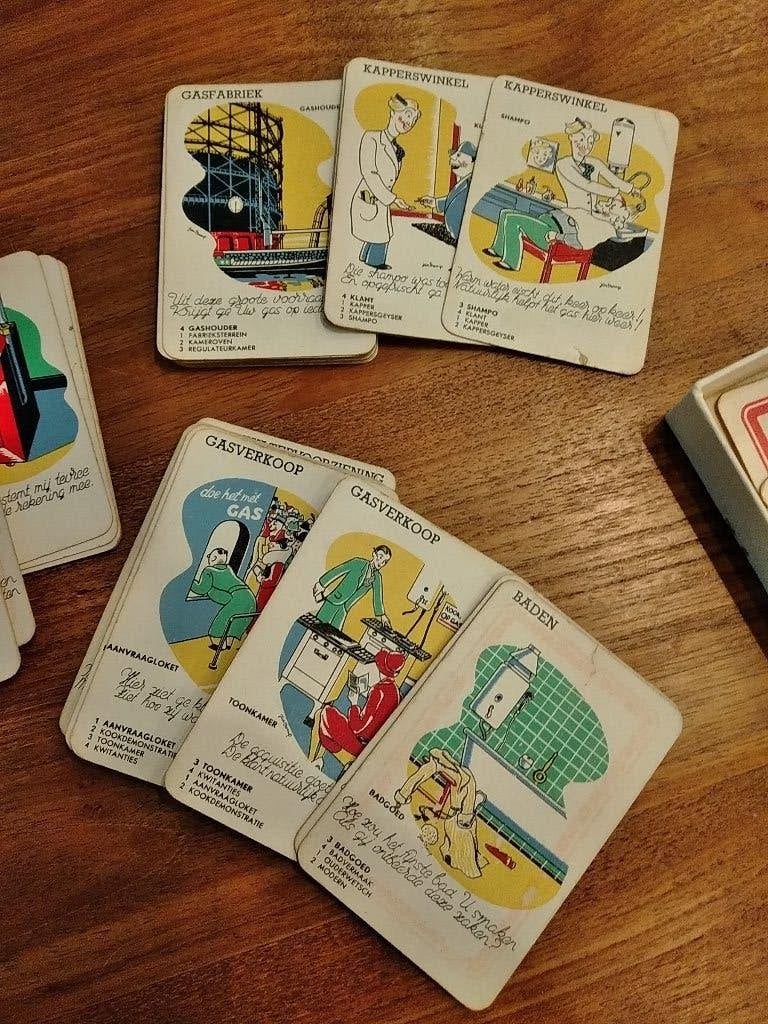 Antiek kwartetspel, Ophalen of Verzenden, Gebruikt, Kwartet(ten)