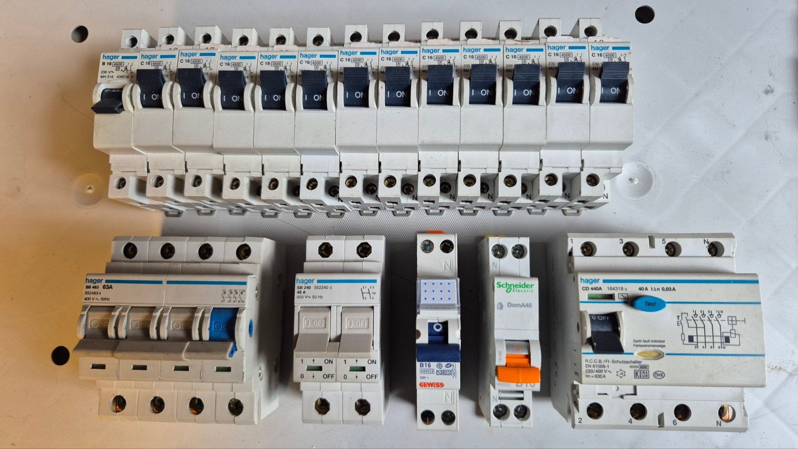 Groepenkast meterkast componenten, Ophalen of Verzenden