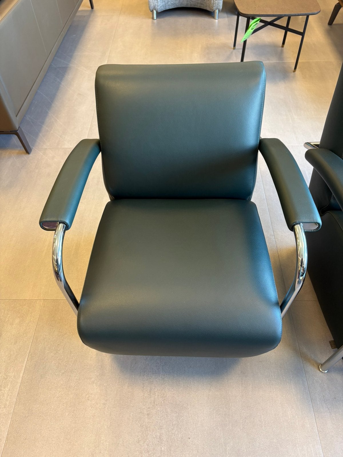 Leolux fauteuil Scylla, Huis en Inrichting, Fauteuils, Ophalen, Zo goed als nieuw, 50 tot 75 cm, Leer