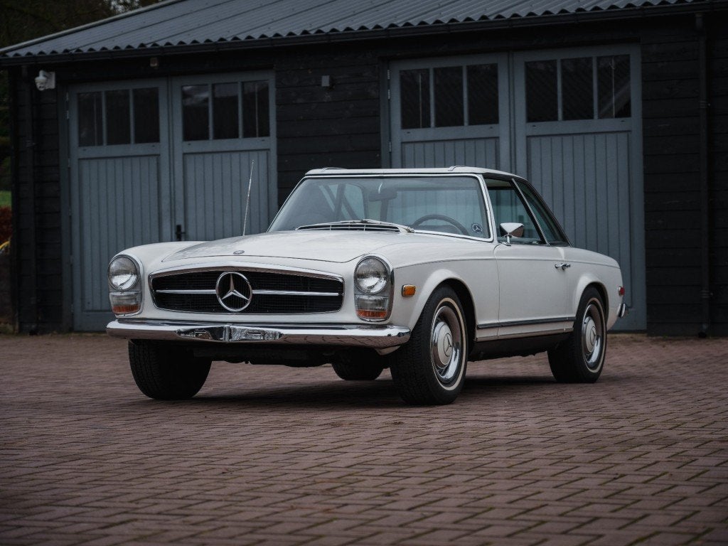 Mercedes-benz SL 250 pagode, Gebruikt, Cabriolet, Wit, Bedrijf