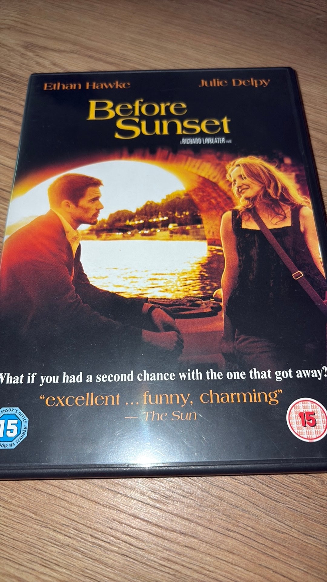 Before Sunset met Ethan Hawke en Julie Delpy., Cd's en Dvd's, Vanaf 16 jaar, Ophalen of Verzenden, Zo goed als nieuw, Overige gebieden