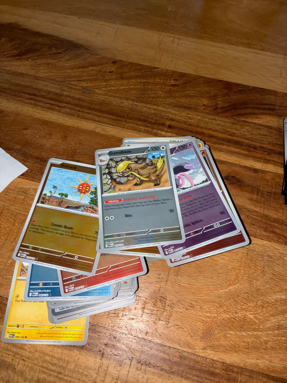 Mega Evolution Pokémon kaarten  (circa 120), Ophalen of Verzenden, Gebruikt, Meerdere kaarten