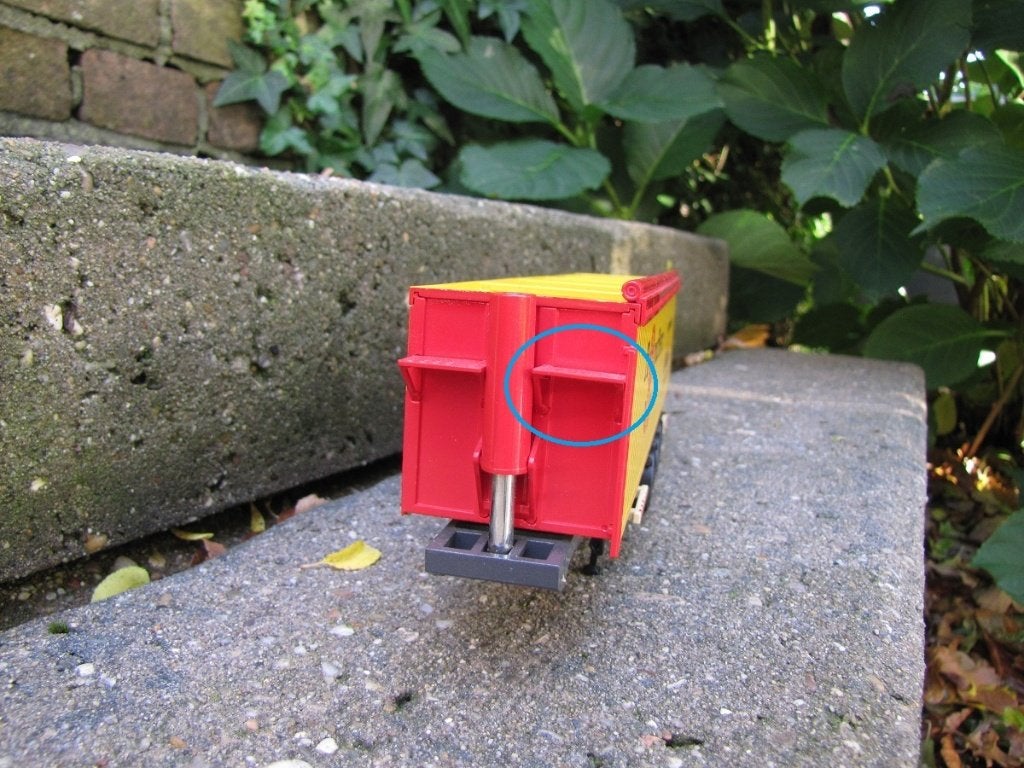 Loopbordes oud type Tekno kippers., Hobby en Vrije tijd, Modelauto's | 1:50, Ophalen of Verzenden, Nieuw, Bus of Vrachtwagen, Tekno
