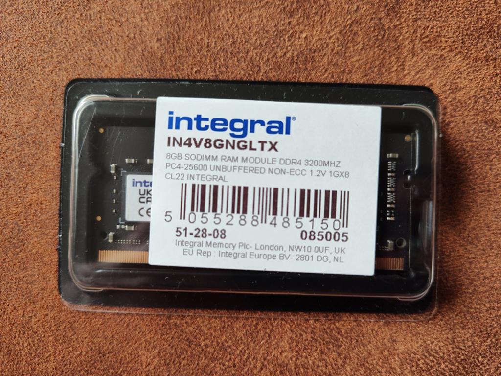 Integral 8GB 3200MHz DDR4 geheugen voor laptop, nieuw, Computers en Software, RAM geheugen, DDR4, 8 GB, Nieuw, Ophalen of Verzenden