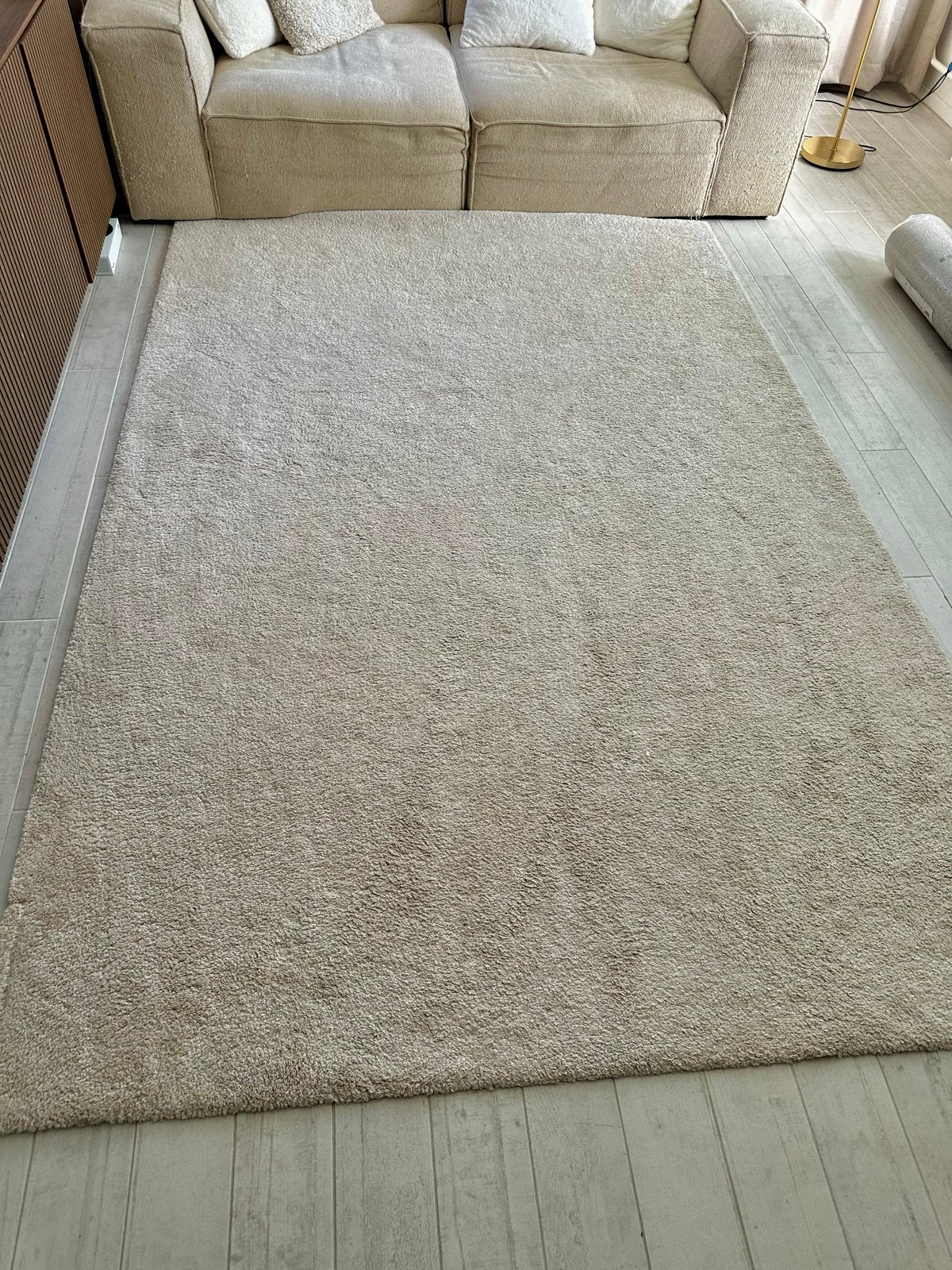 Ikea Stoense Vloerkleed - Ecru, 200 bij 300, Ophalen, Beige, 200 cm of meer, Zo goed als nieuw