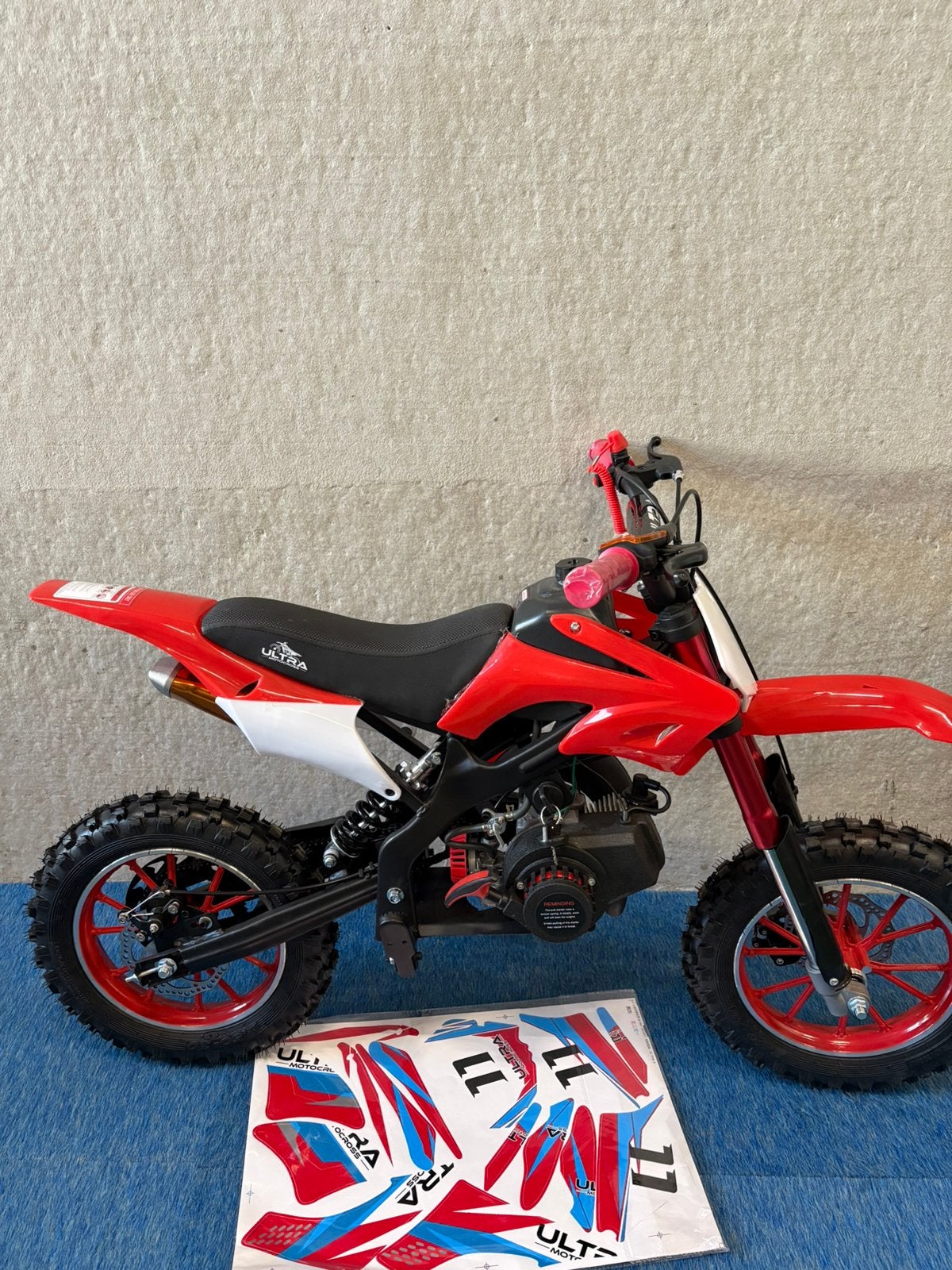 Nieuwe Ultra 49CC benzine mini kinder crossmotor,5 kleuren, Kinderen en Baby's, Ophalen, Massakassa, Nieuw, Ultra