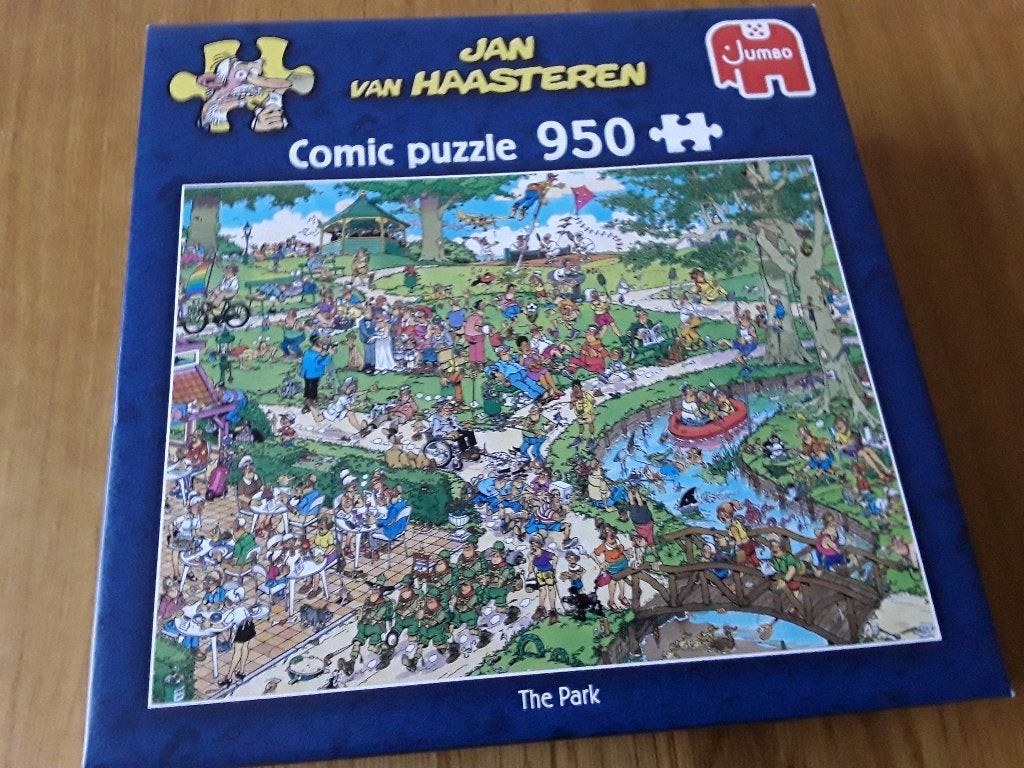 Puzzel van Jan van Haasteren, Ophalen of Verzenden, 500 t/m 1500 stukjes, Zo goed als nieuw, Legpuzzel