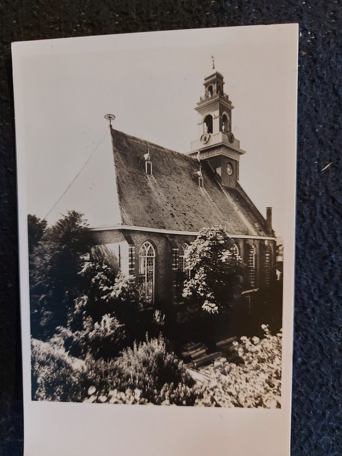 Oude foto Kerk Lokkerkerk - De Jonge Kerk, Gebruikt, Foto, Ophalen of Verzenden, Gebouw