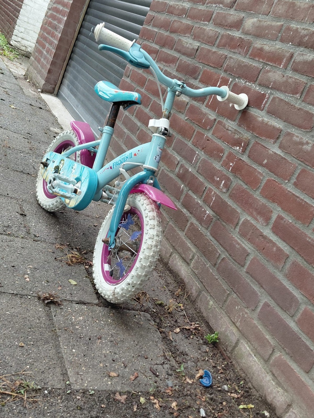 frozen kinder fiets 12inch, Ophalen, Gebruikt, Minder dan 16 inch