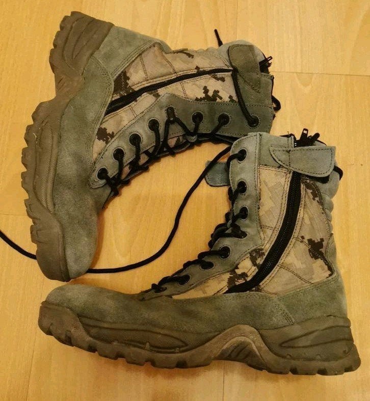 Airsoft Digital groen Camo Suede Boots laarsen - Maat 43, Overige kleuren, Boots, Ophalen of Verzenden, Zo goed als nieuw