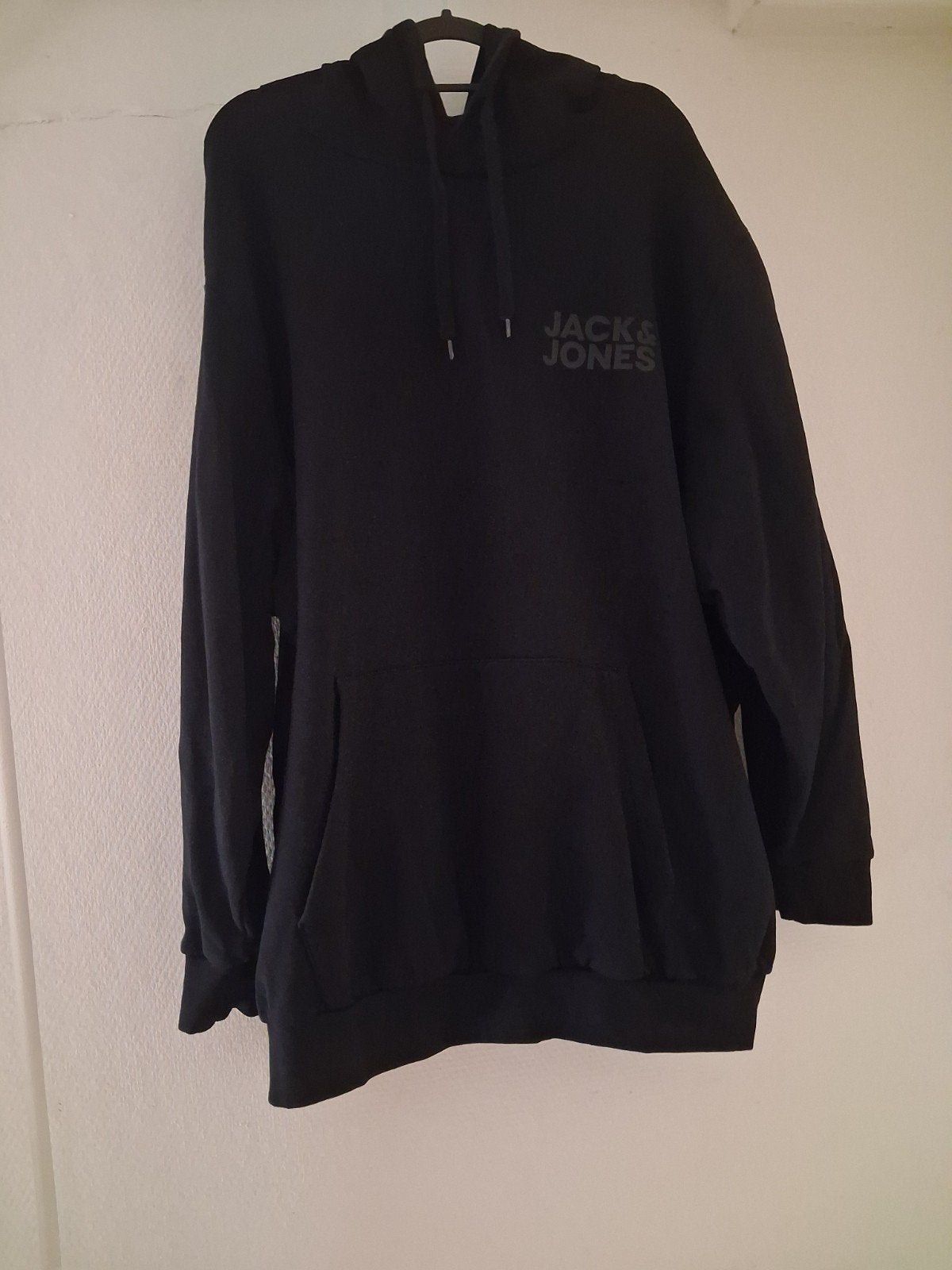 JACK & JONES HOODIE ZWART MAAT 6XL (NIEUW!!), Kleding | Heren, Grote Maten, Ophalen, Zwart, Trui of Vest, Zo goed als nieuw