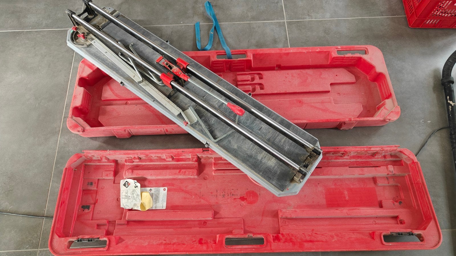 Rubi TX-1200-S Tegelsnijder met koffer, Ophalen, Gebruikt, Snijgereedschap, Rubi