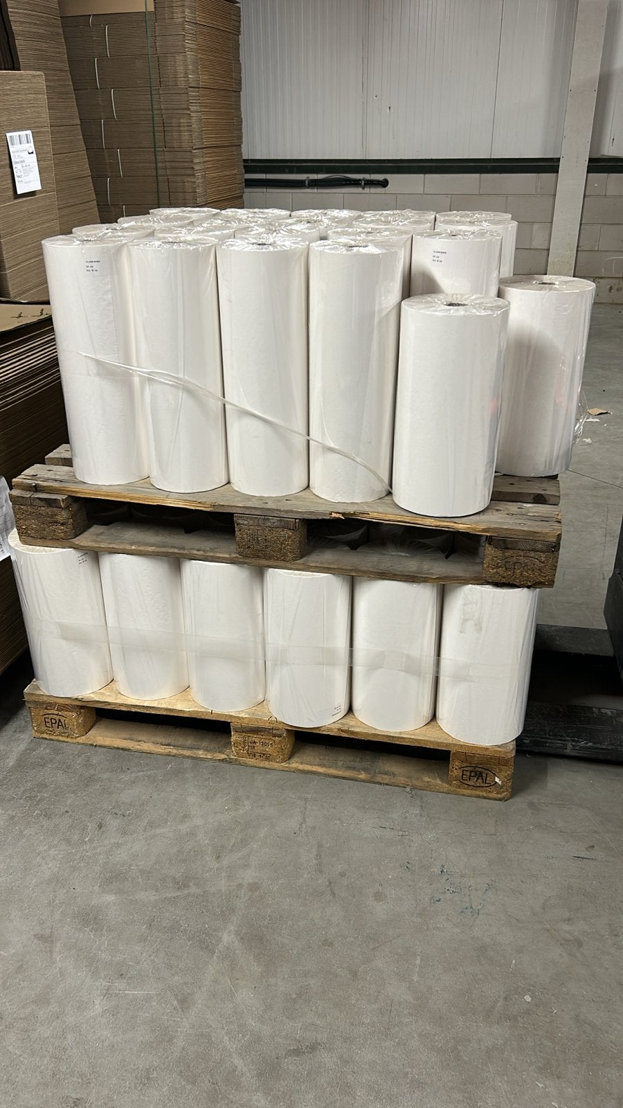 Grote partij witte rollen vloeipapier 40 cm & 50 cm breed -, Diversen, Cadeaupapier, Ophalen, Nieuw
