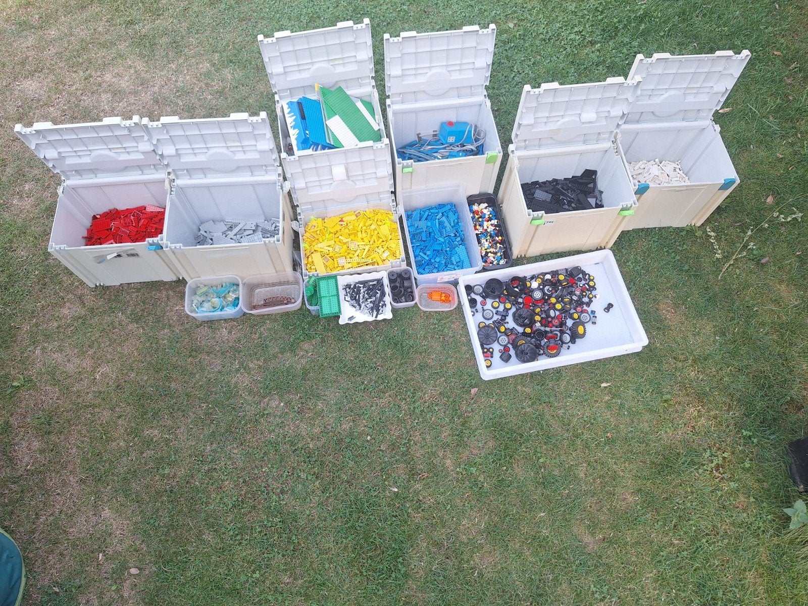 Grote partij LEGO blokken en onderdelen, Ophalen, Gebruikt, Overige merken