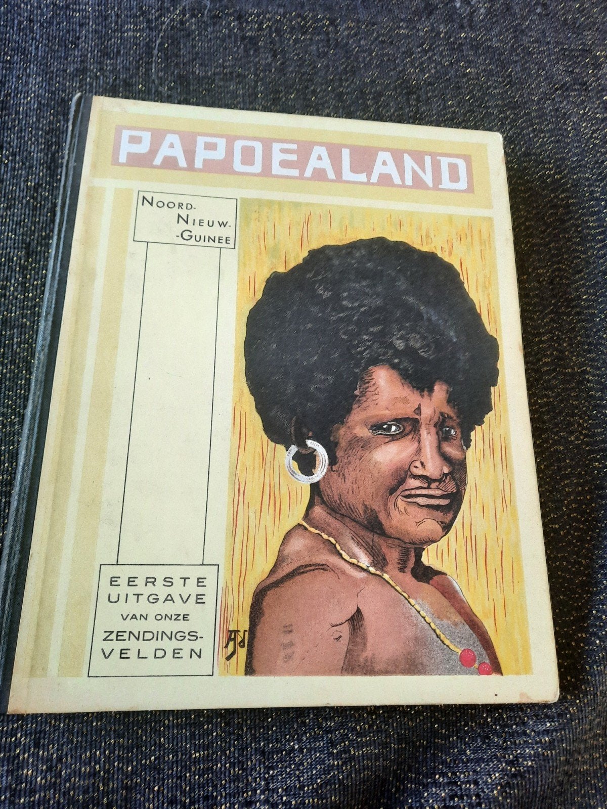 Plaatjesalbum Papoealand uit 1940 - Prima Staat, Ophalen of Verzenden, Zo goed als nieuw, Plaatjesalbum