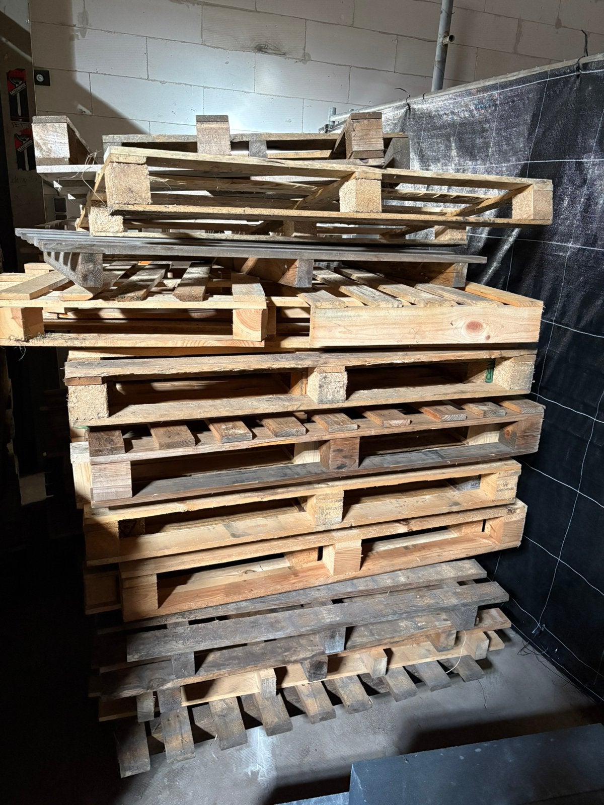 Houten pallets, Ophalen, Zo goed als nieuw, 50 mm of meer, Pallet