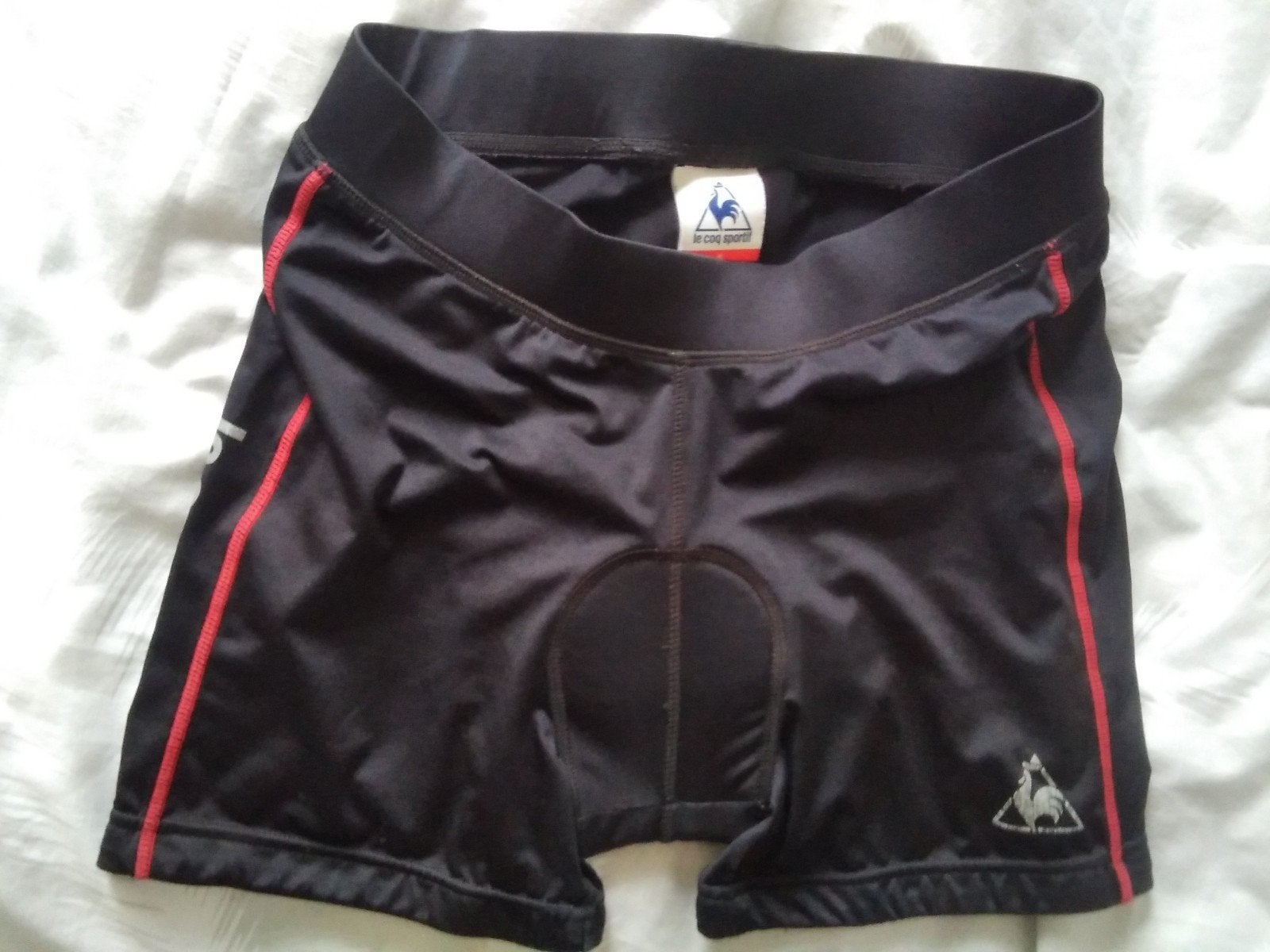 Le Coq Sportif Fietsbroek Zwart Maat S, Kleding | Heren, Ophalen of Verzenden, Zo goed als nieuw, Hardlopen of Fietsen, Maat 46 (S) of kleiner