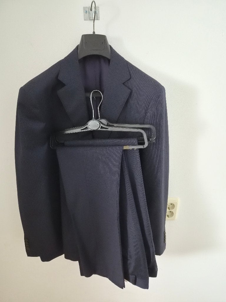 Donkerblauw kostuum Suit Supply, Kleding | Heren, Ophalen, Maat 52/54 (L), Blauw, Zo goed als nieuw