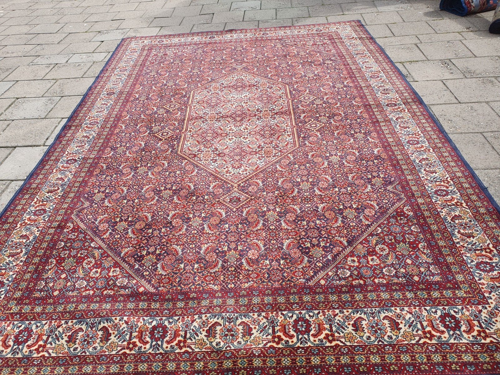 Vintage tapijt 300x205 Tabriz, Gebruikt, Sixties, 200 cm of meer, Ophalen of Verzenden