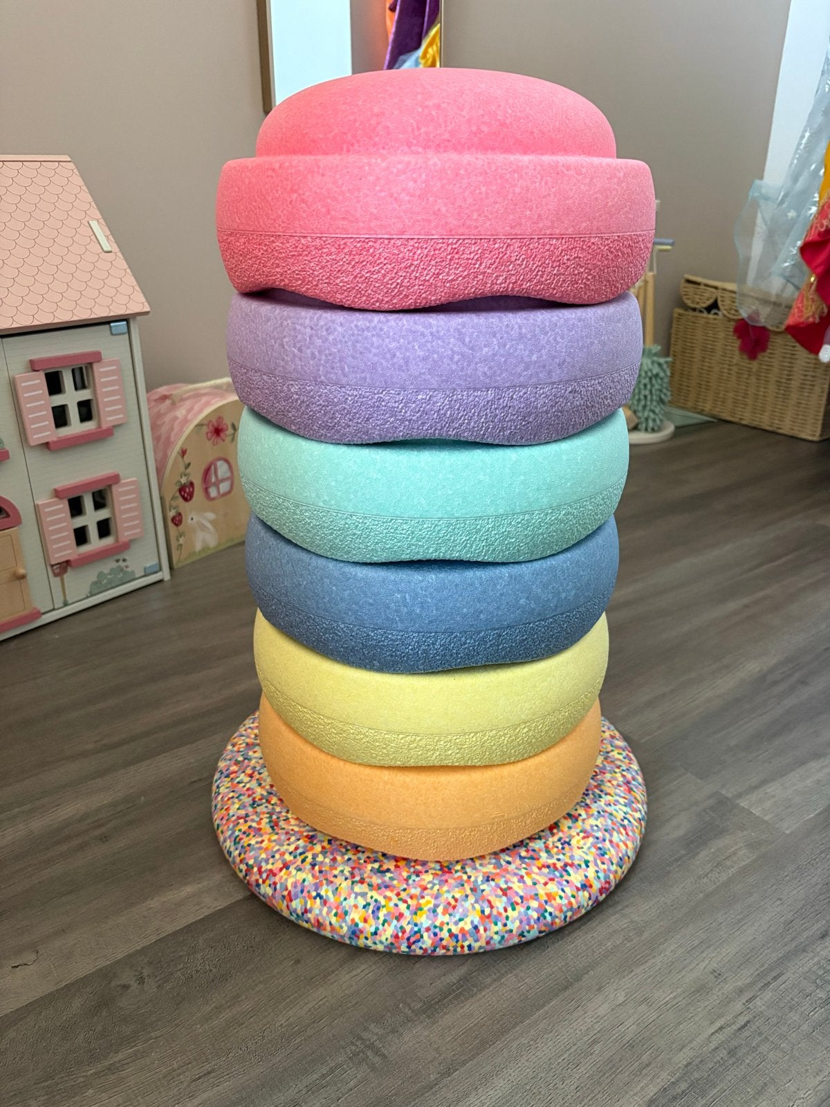 Stapelstein Stapelstenen Regenboog Set -  nieuw, Ophalen, Nieuw, Jongen of Meisje